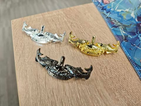 USS Oregon Custom-Designed Dolphin Pin