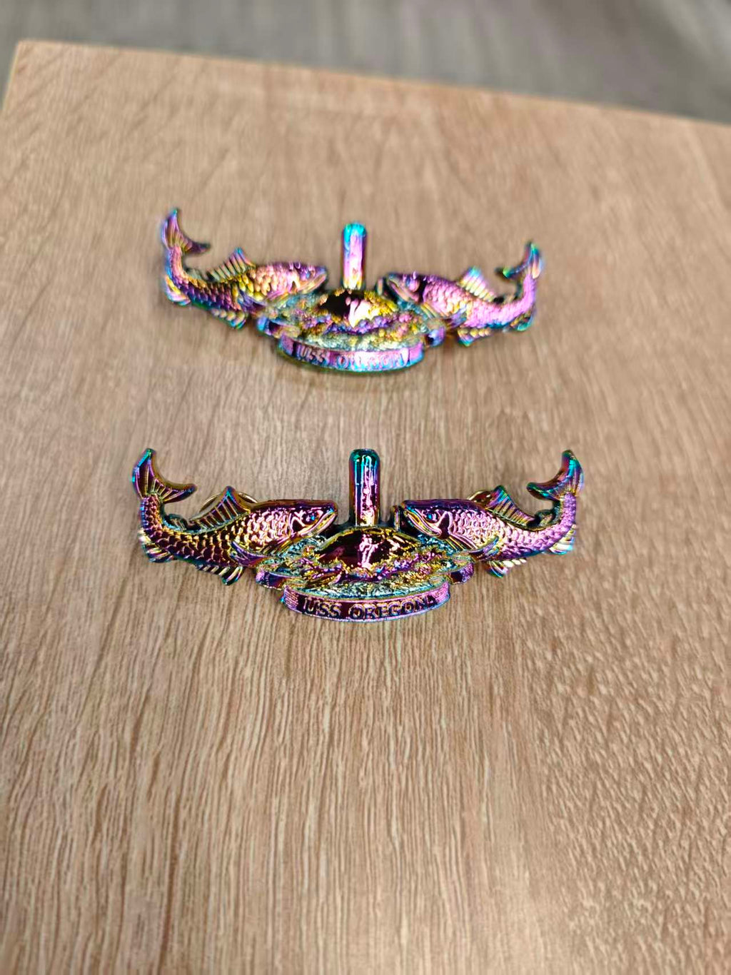 USS Oregon Custom-Designed Dolphin Pin