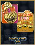 Dunkin Chief Challenge Coin