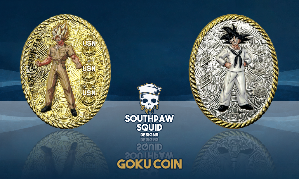 Goku DBZ Challenge Coin