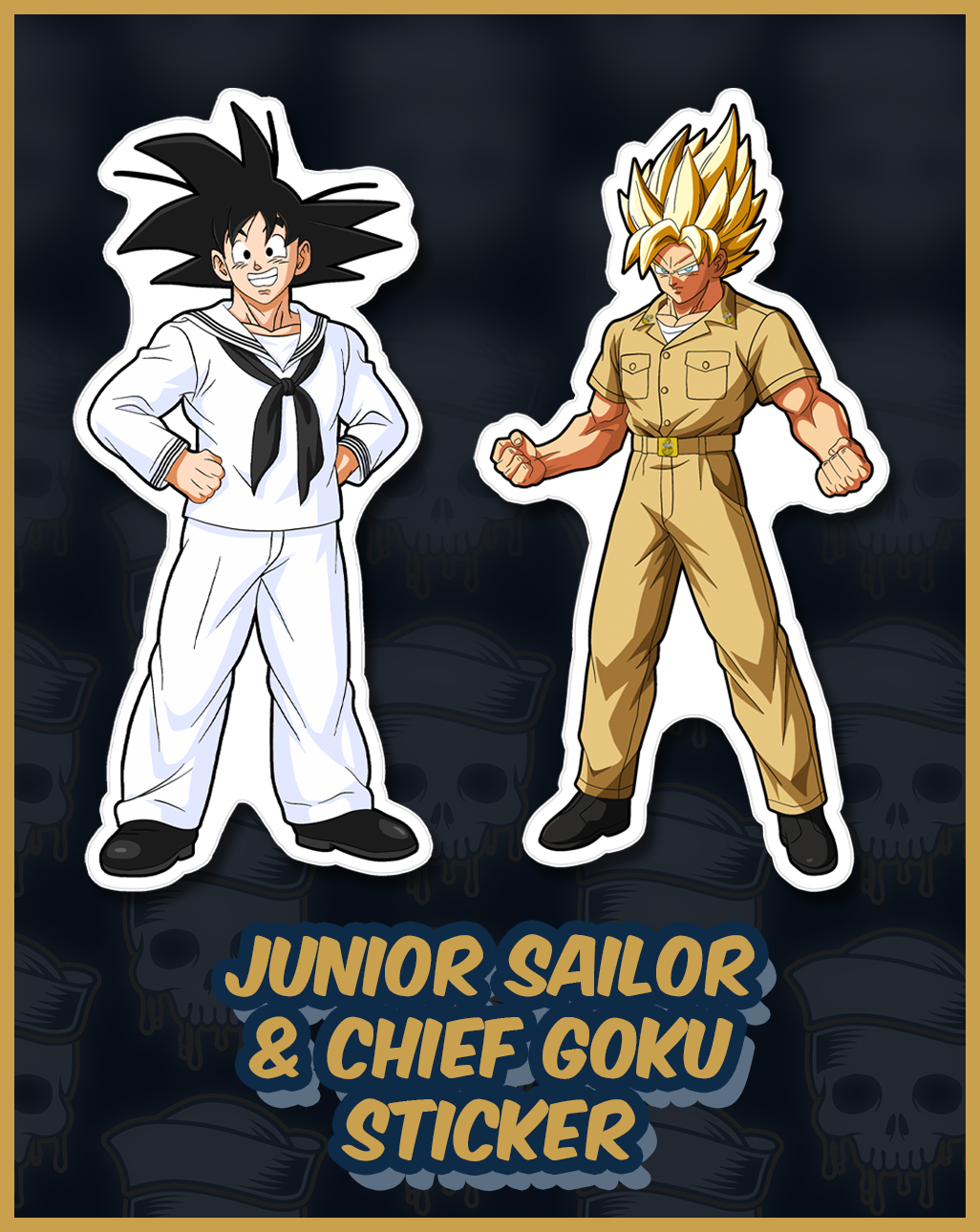 Junior Sailor and Chief Goku Stickers