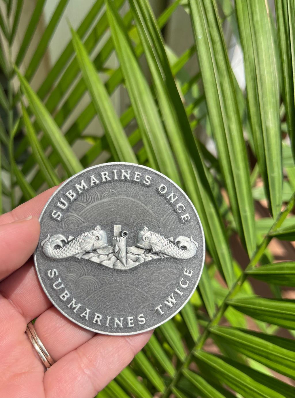 Submarines Once Twice Glow In The Dark Challenge Coin