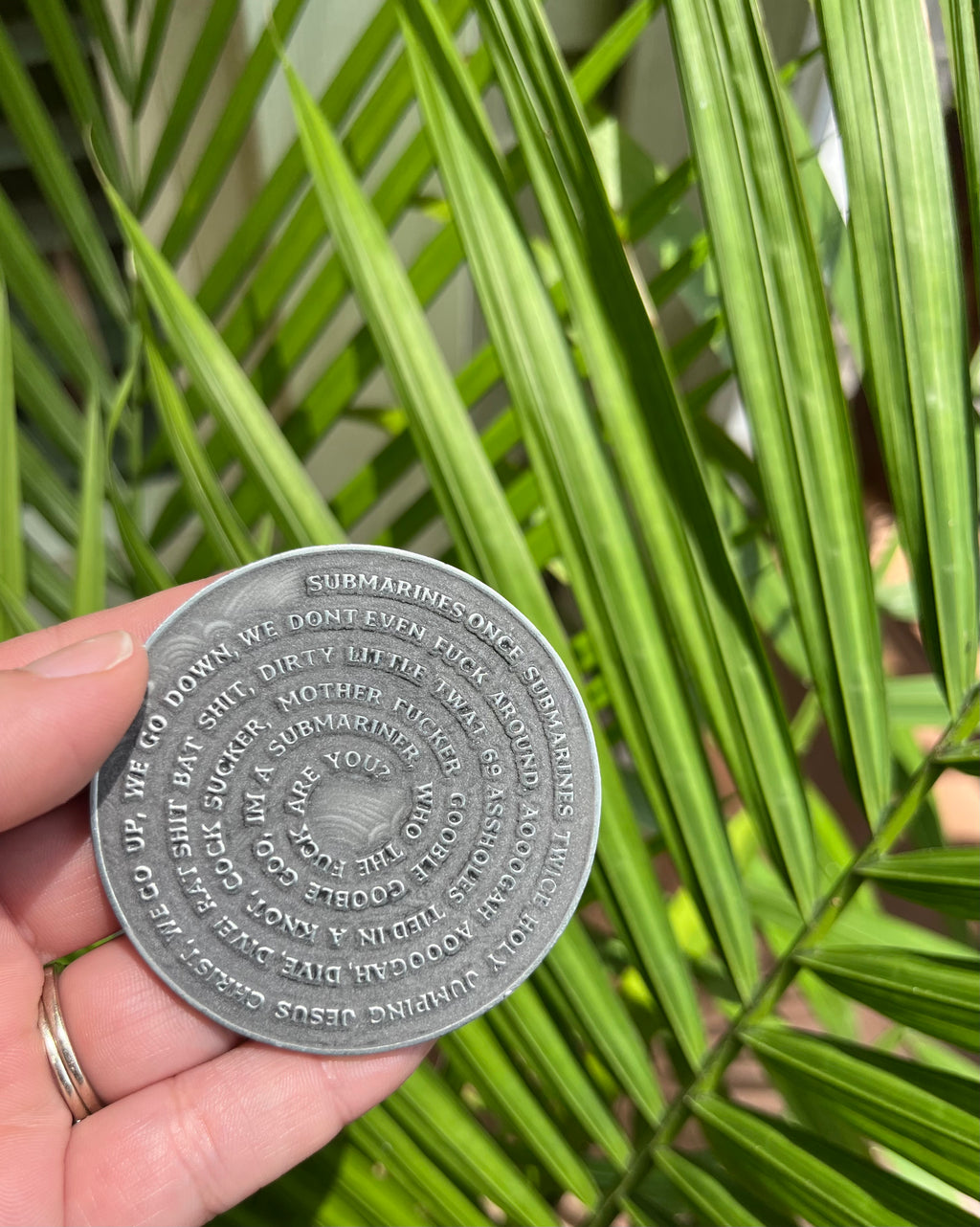 Submarines Once Twice Glow In The Dark Challenge Coin