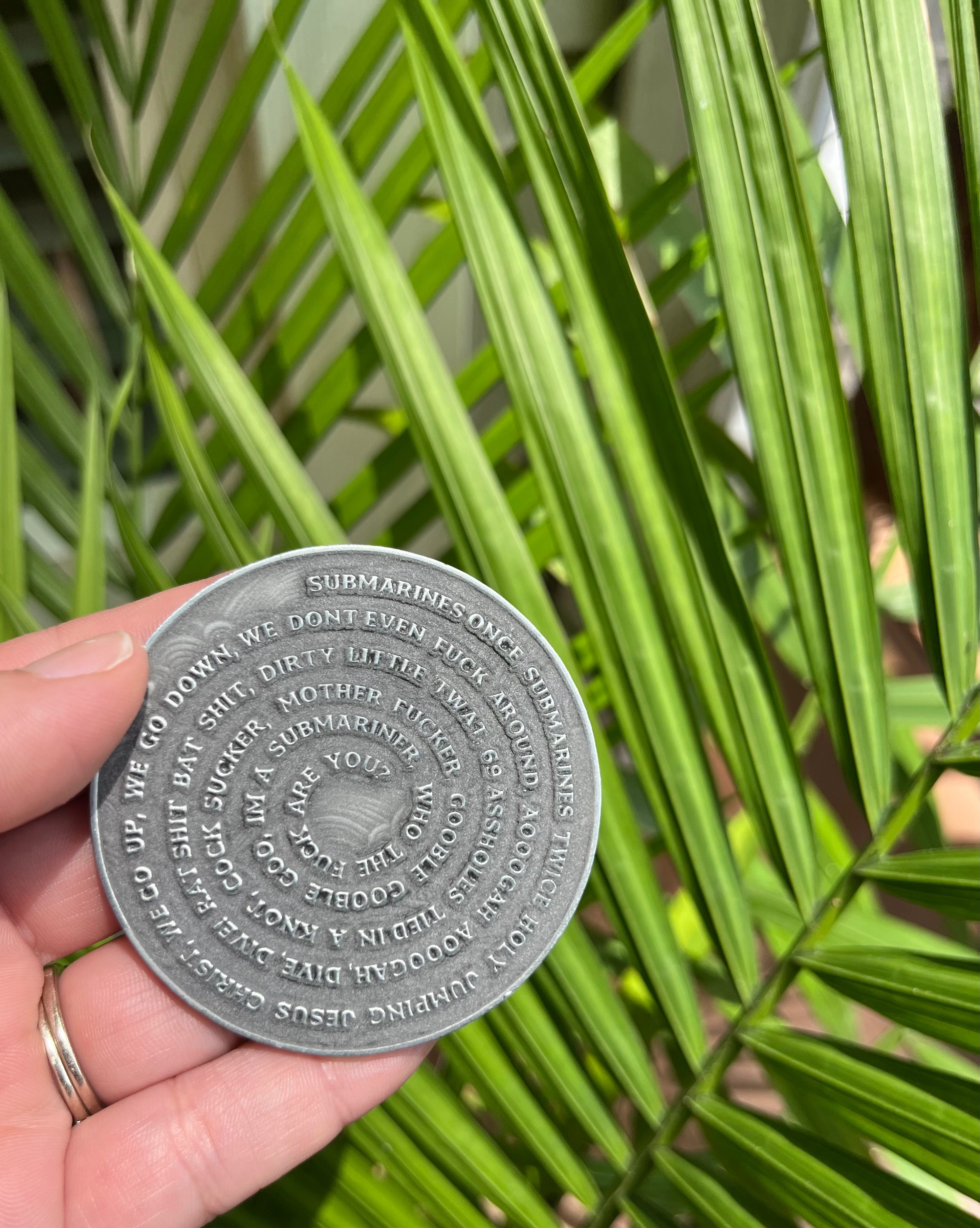 Submarines Once Twice Glow In The Dark Challenge Coin