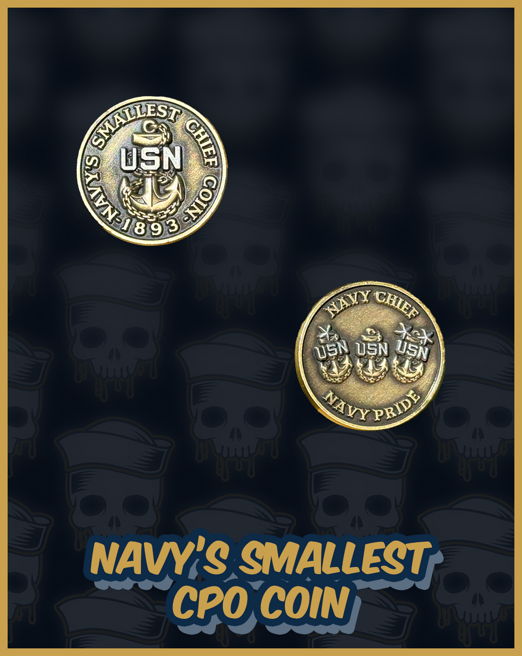 Navys Smallest Chief Challenge Coin