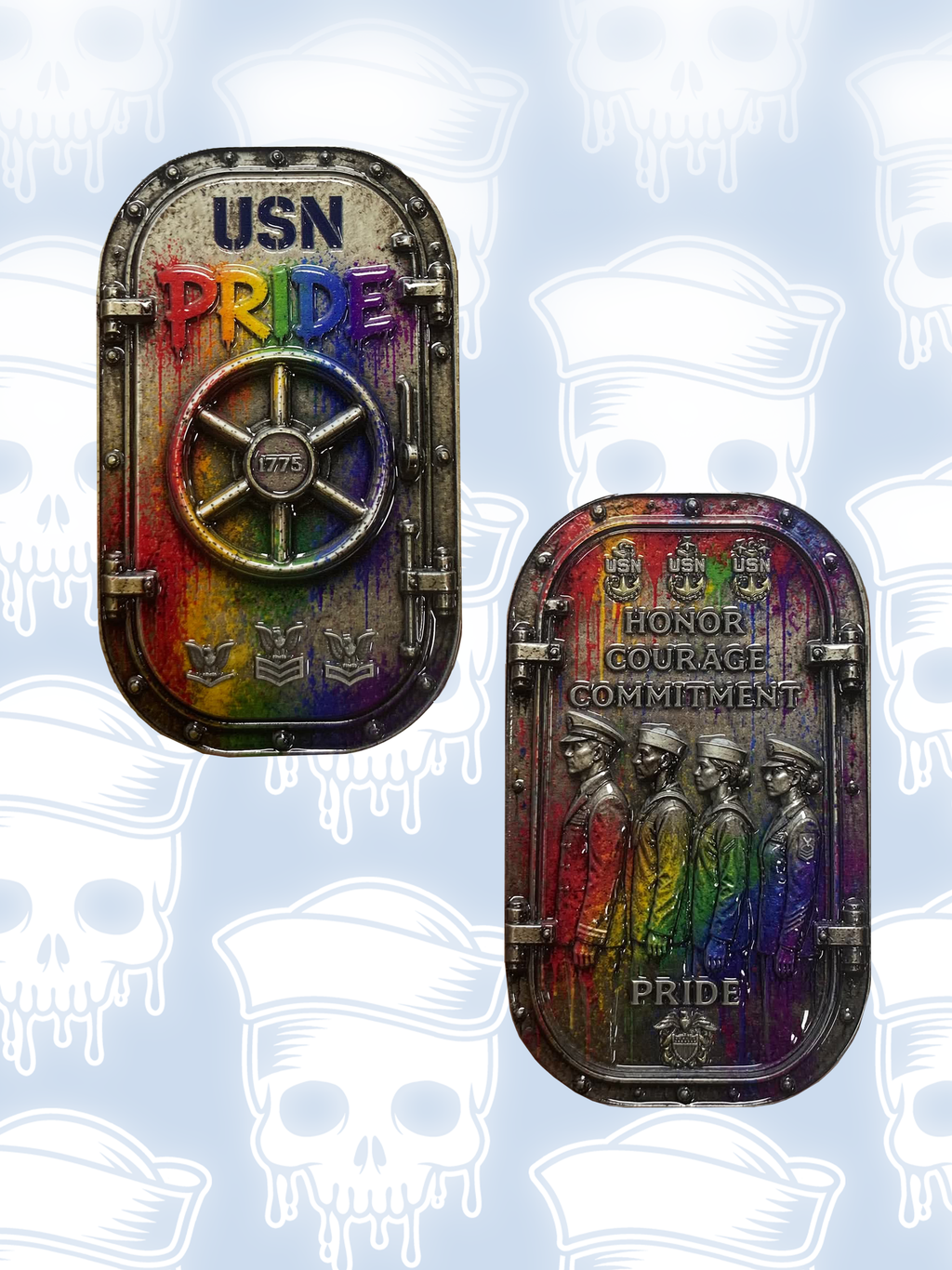 *PRE-SALE* USN PRIDE Challenge Coin
