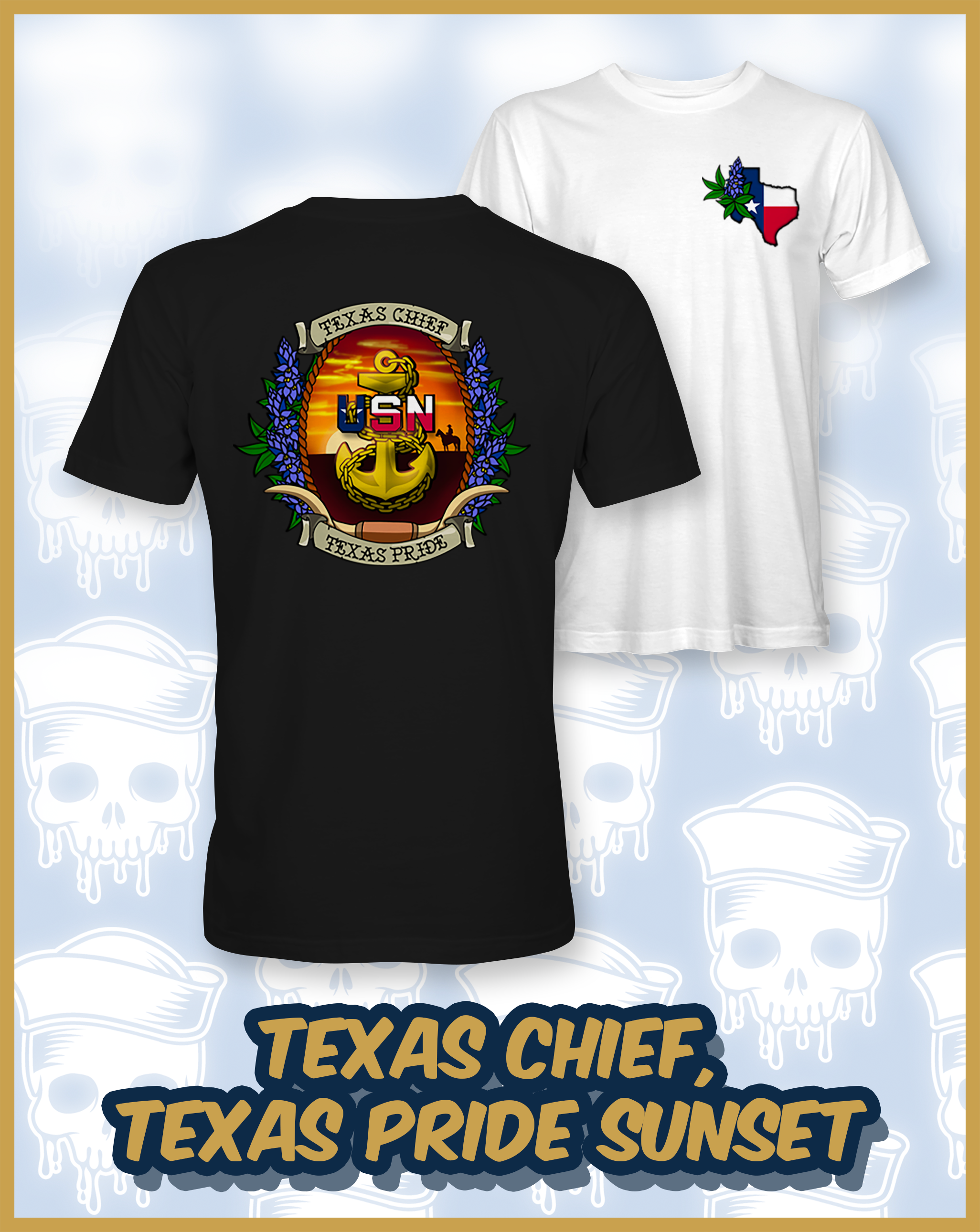 Texas Sunset Chief Texas Pride Shirt/Hoodie